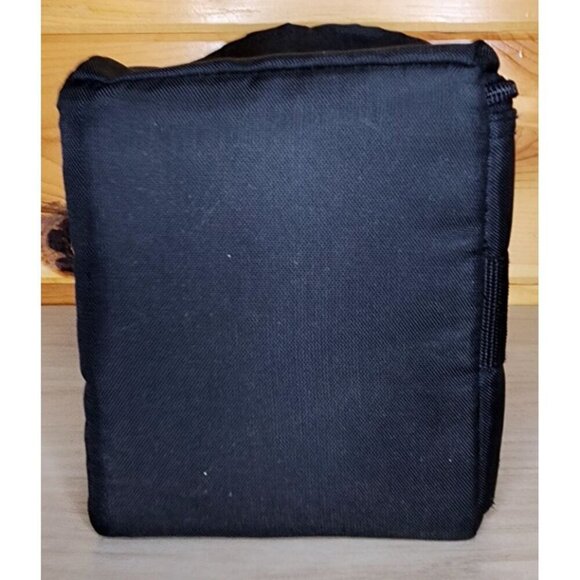 Vintage GEMINI 12 CD Carrying Case Black Nylon Strap Storage Logic 1993 Made USA - Picture 8 of 15